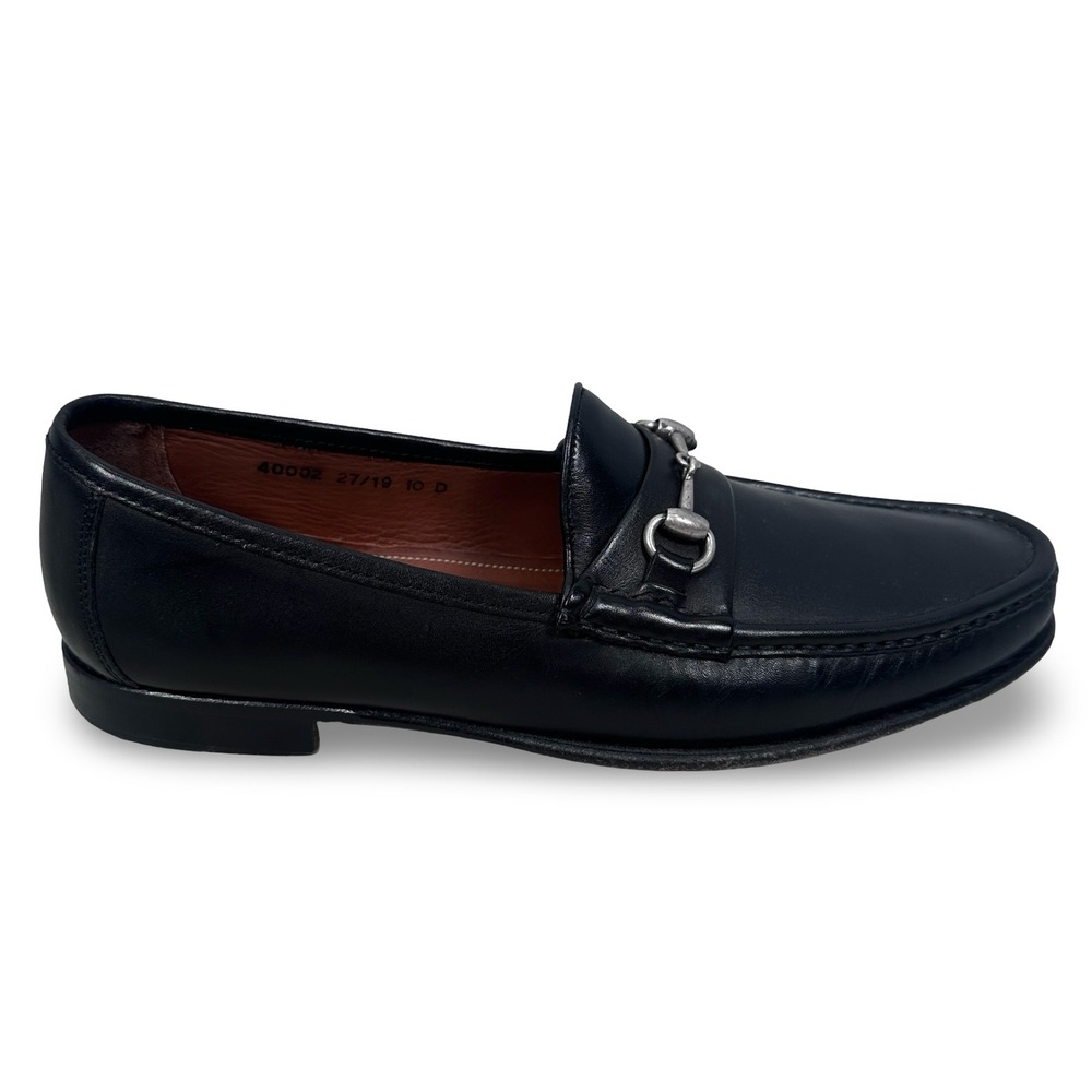 Allen Edmonds Verona II Mens Black Leather Italian Bit Loafers 10 D 40002